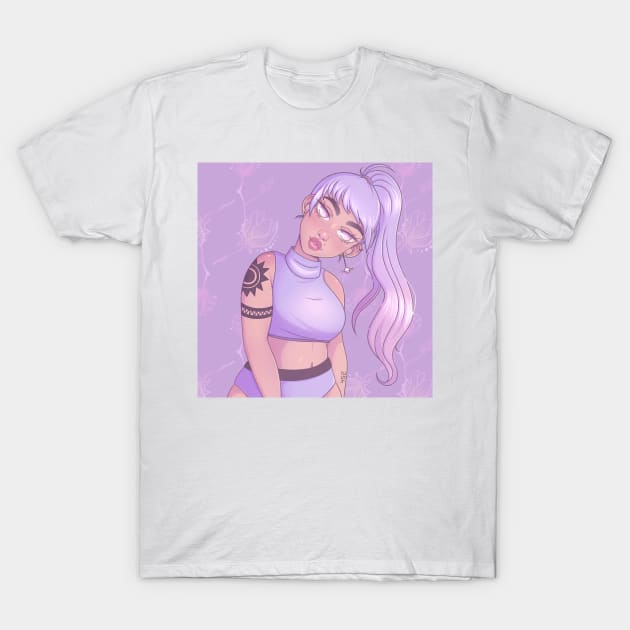 Lilac T-Shirt by Dziurawiec